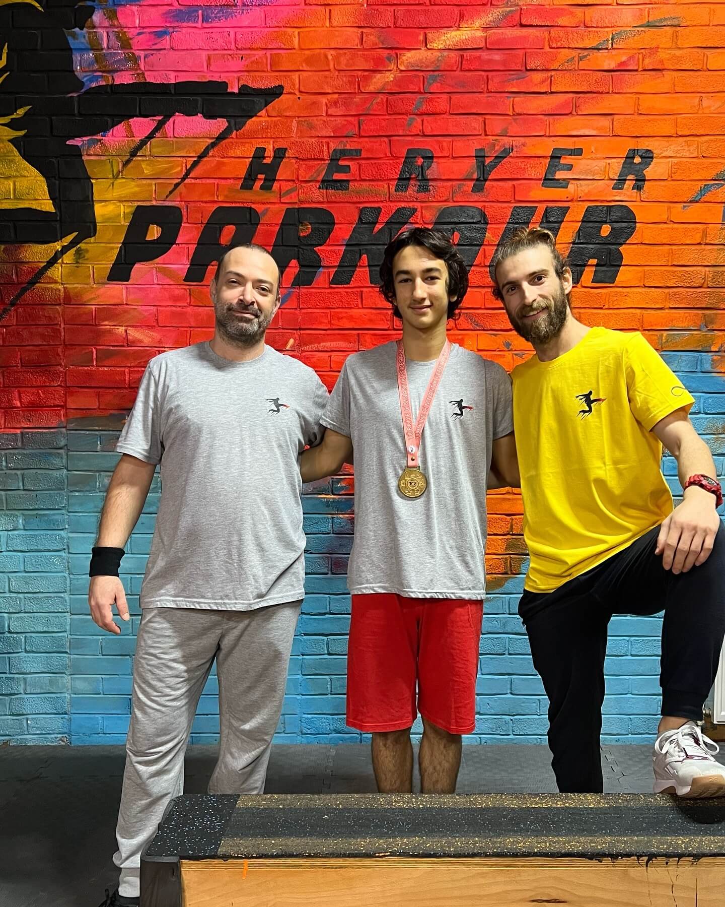 HerYerParkour team during the SportsTV studio interview